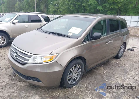 2012 Honda Odyssey Ex-L z USA, uszkodzony, nr VIN 5FNRL5H66CB022563